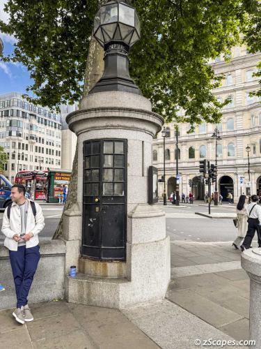 Trafalgar Square smallest police station