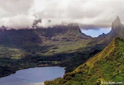 Opunohu Bay & Mount Tohivea