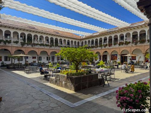 Cusco JW Marriott inner courtyard