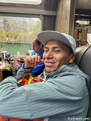 Henry our five star guide to our journey