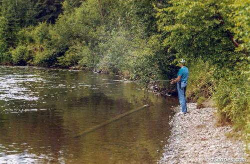 Mark working the river 1991