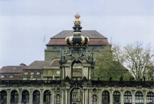Zwinger Dresden Palace Entrace