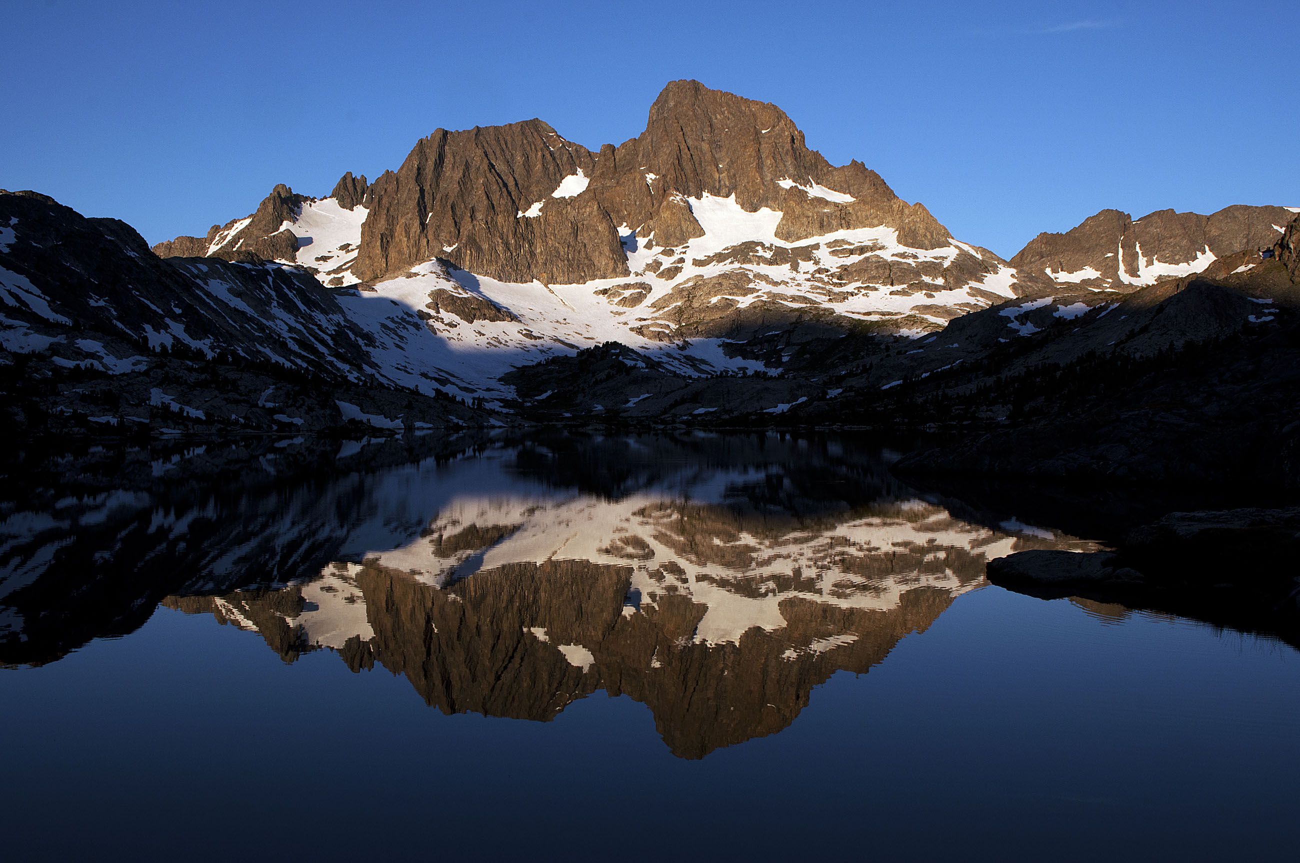 Mt Banner at the foot of Garnet Lake